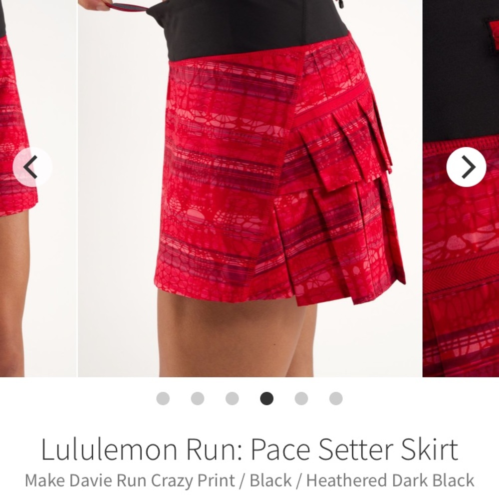 Lululemon 8 Pace Setter Make Davie Run Crazy Print